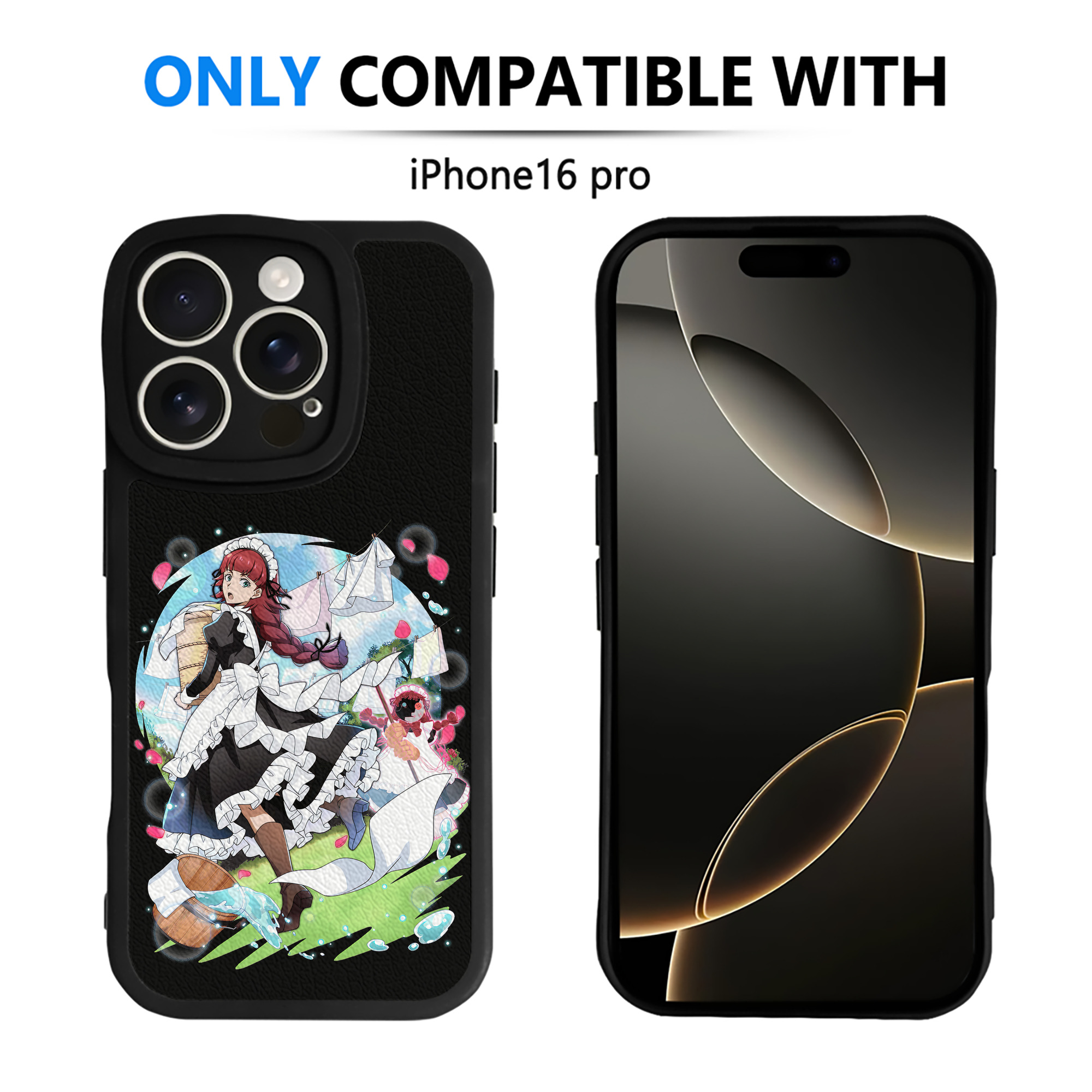 （画像用） 文豪ストレイドッグス Bungo Stray Dogs 【iPhone 16シリーズ対応】シリコンスマホケース（レザー調） 材質：シリコン